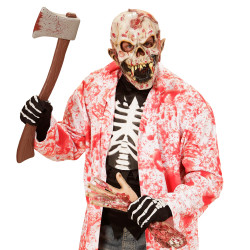 Rukavice kostlivec s potiskem černé