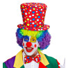 Sada na klauna - klobouk motýlek červená