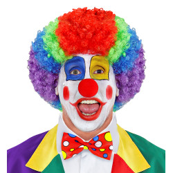 Motýlek klaunský puntíky červený