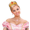 Zlatá čelenka princezny s kamínky