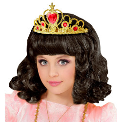 Zlatá čelenka princezny s kamínky