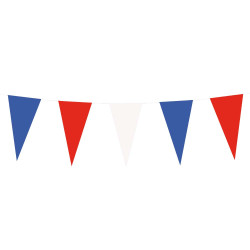 Papírová girlanda praporky trikolóra 10m