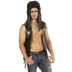Pánská paruka rocker černá
