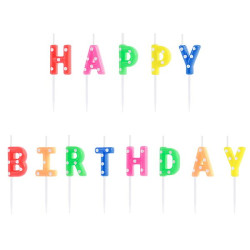 Svíčky Happy Birthday