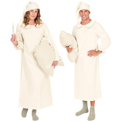 Vintage noční košile s čepičkou M/L