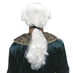 Paruka vévoda bílá historická