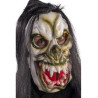 Maska lebka s vlasy