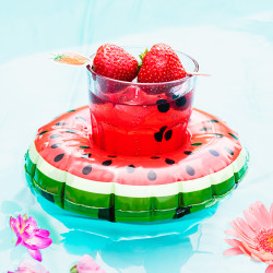 Nafukovací držák na nápoj meloun