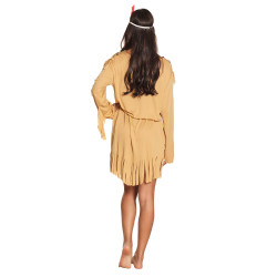 Kostým Indiánky s třásněmi velikost M