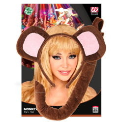 Set opička ocásek a čelenka