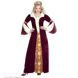 Dámský kostým Středověká královna velikost XL