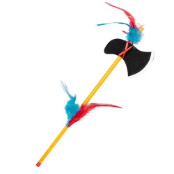 Indiánský set tomahawk s čelenkou