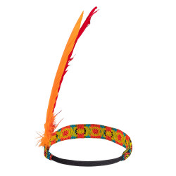 Indiánský set tomahawk s čelenkou