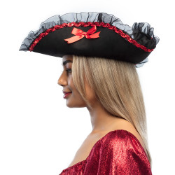 Klobouk admirálka se stužkami