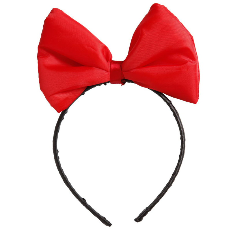 Červená mašle na čelence