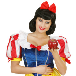 Červená mašle na čelence