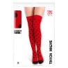 Nadkolenky beruška červené s puntíky