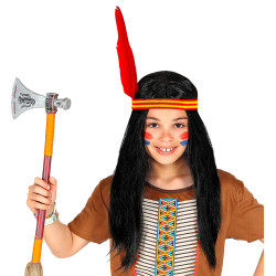 Indiánská paruka chlapecká