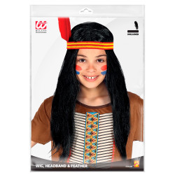 Indiánská paruka chlapecká