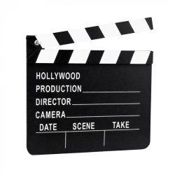 Filmová klapka dřevěná