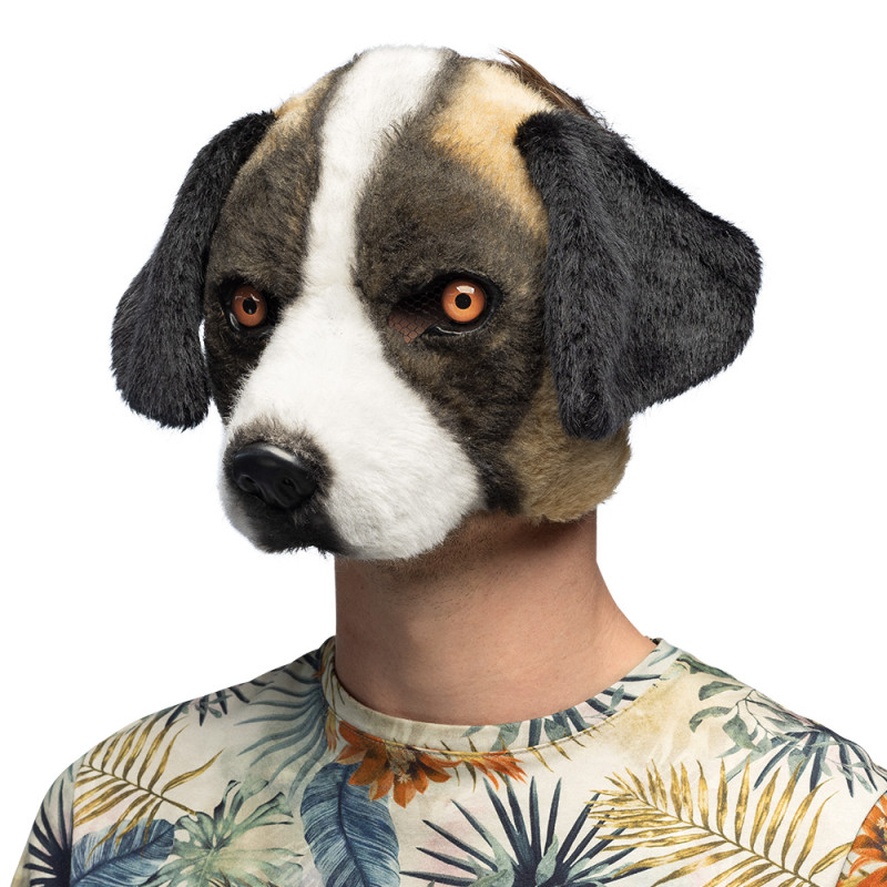 Maska bernardýna plyšová