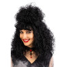 Černá bohatá čarodějnická paruka