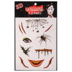 Halloweenské tetování s pavouky