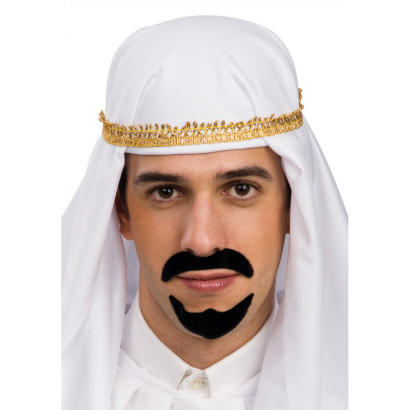 Knír a bradka černý Arab