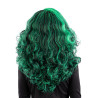 Zelenočerná bohatá čarodějnická paruka