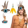 Set Hippie delight (čelenka, náušnice a náramek)