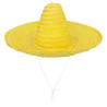 Mexické sombréro Puebla žluté