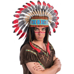Luxusní indiánská čelenka náčelník