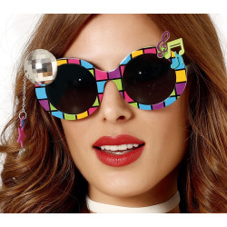 Rozverné diskotékové brýle s přívěskem