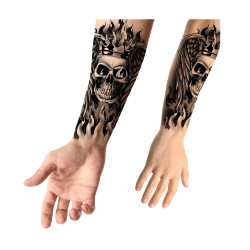 Dočasné tetování motiv lebka