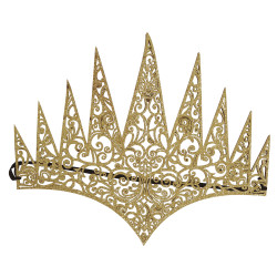 Koruna pro královnu zlatá