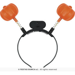 Svítící čelenka dýně s bateriemi