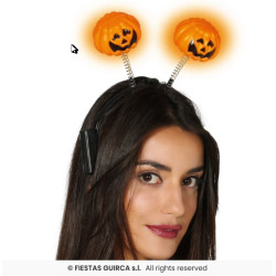 Svítící čelenka dýně s bateriemi