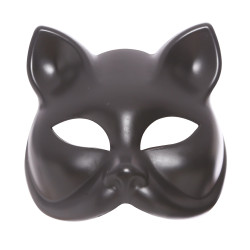 Maska černé kočky PVC