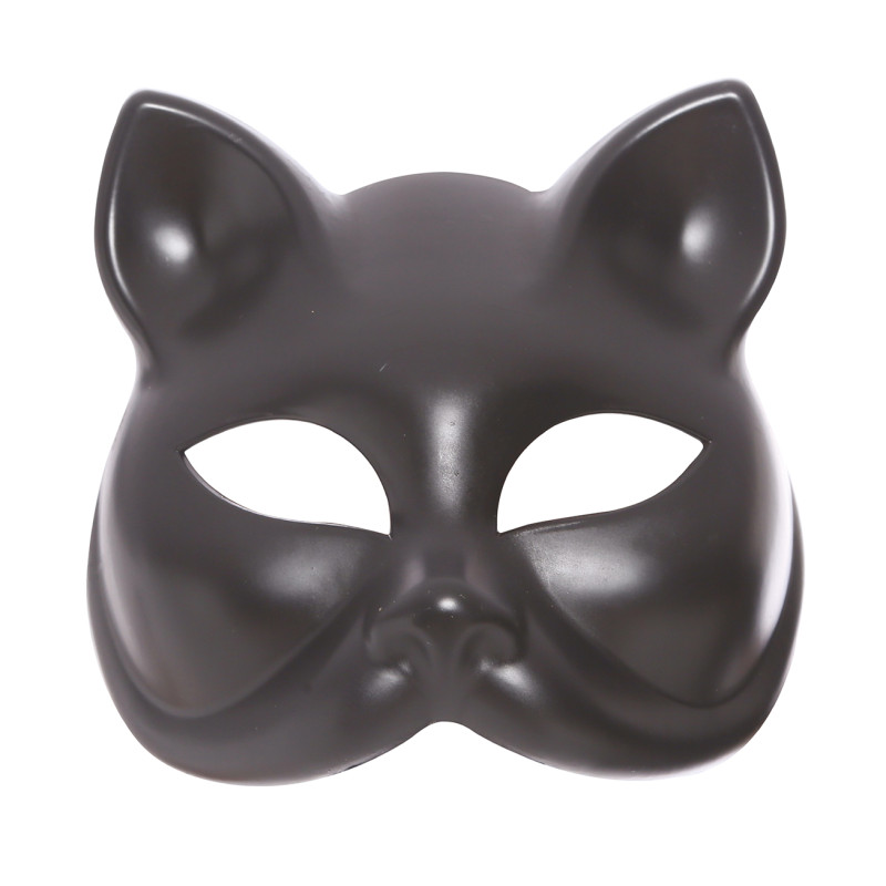 Maska černé kočky PVC