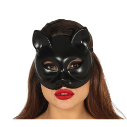 Maska černé kočky PVC