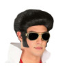 Pánská černá paruka rock´n Roll Elvis