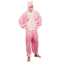 Kostým pro dospělé Prasátko plyšový (max. 1,95 m)