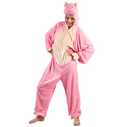 Kostým pro dospělé Prasátko plyšový (max. 1,80 m)