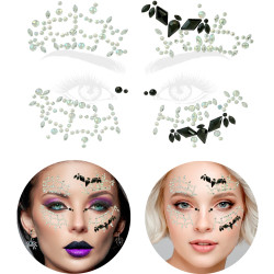 Nalepovací kamínky na obličej čarodějnice