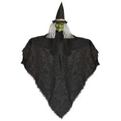 Dekorace čarodějnice na pověšení 50 cm