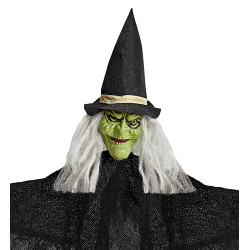 Dekorace čarodějnice na pověšení 50 cm