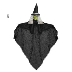 Dekorace čarodějnice na pověšení 50 cm