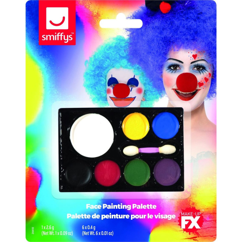 Barvy na obličej 7 barev