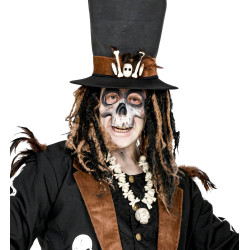 Náhrdelník kosti a lebky