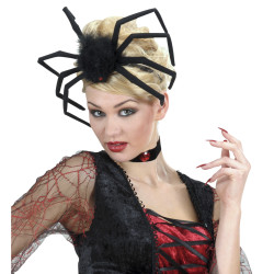 Pavúk na čelenke na Halloween